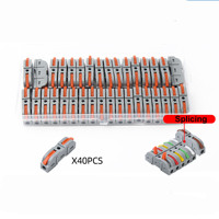 Boîte d'assortiment PCT212 Série Clear Box Packing 32A 400V, connecteur de fil électrique à connexion rapide sans vis à 2 voies