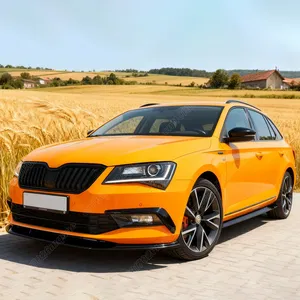 Pour Superb 2017 2018 : Sourcils de phares antibrouillard avant, lèvre de spoiler avant, accessoires de modification et de décoration, kit carrosserie - Product Image 4