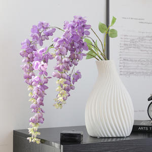 Fleur artificielle en soie de glycine en <span class=keywords><strong>cascade</strong></span> (Cassia Fistula) pour la décoration intérieure et les décorations d'arche de mariage - Product Image 1