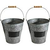 Macetas Modernas de Terracota y Metal de Calidad de Exportación con Acabado Resistente a los Rayos UV para Balcón, Patio, Césped y Jardines Urbanos en Venta - Product Image 3