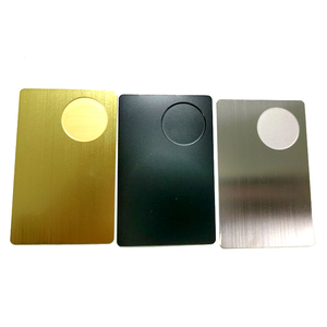 Personalizar troquelado de acero inoxidable Metal Centurion tarjeta Metal NFC tarjeta Metal negro NFC tarjeta de visita con logotipo de grabado láser - Product Image 6