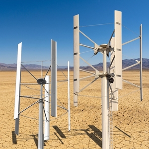 Generador Eólico Tipo H de 200kw, 400v, Velocidad de Arranque del Viento de 2m/s, Diámetro del Rotor de 10.5m, Velocidad Nominal del Viento de 13m/s, 5 Aspas de Aleación de Aluminio - Product Image 4
