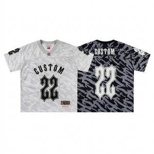 Camisetas Deportivas de Malla Transpirable para Hombre, Estilo Urbano, con Logotipo Bordado Personalizado, Cuello Redondo, Secado Rápido, Corte Regular - Product Image 1