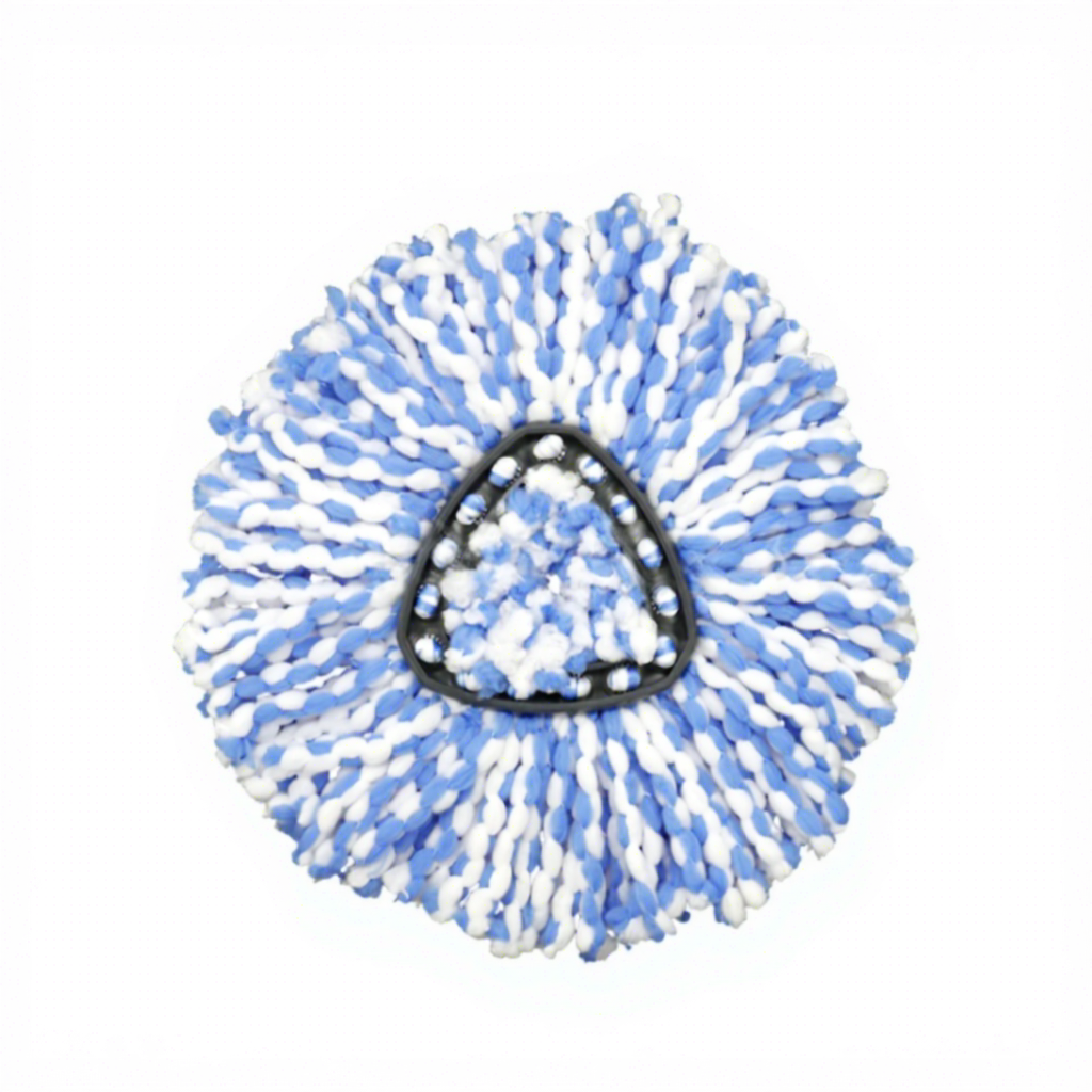 Terciopelo triturado azul y blanco - pequeño