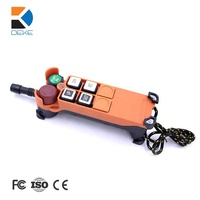 Télécommande de grue F21-4S 24V à 4 boutons, vitesse unique, en plastique, étanche IP65, portée 100m