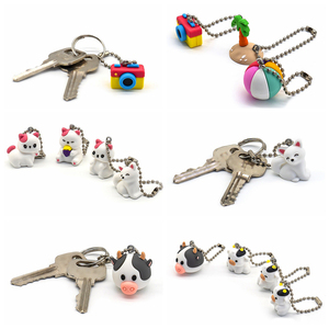 Budget 3D Mini Keychain Series Léger Mignon Thèmes De Vacances Et De Vacances Pour Un Usage Quotidien Ou Cadeaux Charmes De Vacances Porte-clés 3D - Product Image 6