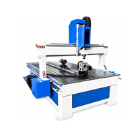 Máquina Router CNC de 4 Ejes Jinan Mosencnc con Eje Rotatorio en la Mesa, Grabador Versátil para Piezas Planas y Cilíndricas