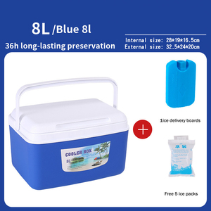 Hộp giữ lạnh đồ uống bằng nhựa cách nhiệt, di động, dùng cho dã ngoại, đựng bia lon, dung tích lớn, mini, ngoài trời, 5L, 8L, 13L, 26L, 33L, 38L, 45L - Product Image 3
