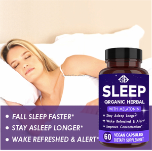 Cápsulas de Magnesio con Extractos Herbales para Adultos, 60 Unidades, para Mejorar la Calidad del Sueño y la Relajación - Product Image 2