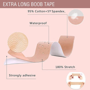 Ruban de lifting mammaire en gros, bandes de kinésiologie respirantes, soutien de la poitrine, ruban pour le lifting des seins - Product Image 3