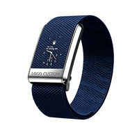Pour la montre connectée Whoop 5.0, livrée avec un bracelet de remplacement en nylon tissé haute élasticité, motif logo personnalisable