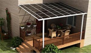 <span class=keywords><strong>Auvent</strong></span> autoportant robuste avec base <span class=keywords><strong>métallique</strong></span> stable pour terrasse extérieure et ombrage d'événements - Product Image 5