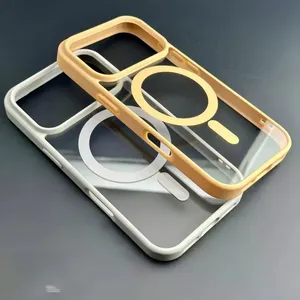 Custodia protettiva magnetica trasparente per <span class=keywords><strong>iPhone</strong></span> 17 serie 16 15 14 13 modelli Air Pro Plus Anti Scratch <span class=keywords><strong>Cover</strong></span> con magnete - Product Image 4