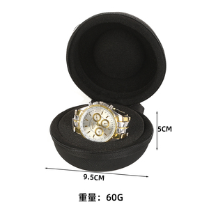 Estuche <span class=keywords><strong>de</strong></span> Viaje Portátil para <span class=keywords><strong>Reloj</strong></span> Vintage, Minimalista, para un Solo <span class=keywords><strong>Reloj</strong></span>, para <span class=keywords><strong>Audemars</strong></span> <span class=keywords><strong>Piguet</strong></span>, Hecho <span class=keywords><strong>de</strong></span> EVA Impermeable, PC y Cuero - Product Image 3