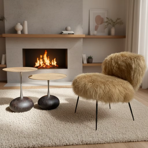 Silla de Comedor Moderna de Lujo con Piel Sintética de Cordero para Salón de Belleza de Diseño, Suite Ejecutiva de Hotel <span class=keywords><strong>Boutique</strong></span> y Rincón de Estudio en Casa de Lujo - Product Image 3