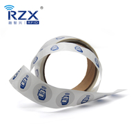 Étiquette NFC personnalisable 13,56 MHz NTAG213 RFID, étiquette imprimée en couleur pour le partage de liens NFC