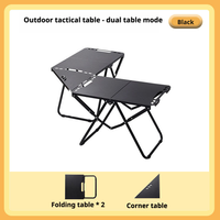 Table de camping pliante d'extérieur pour randonnée, ensemble table et chaises IGT, table de camping pliable