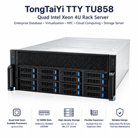 TTY TU858 4소켓 인텔 제온 스케일러블 DDR4 고성능 4U 랙 서버 (데이터베이스, ERP, 가상화, HPC용)