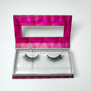 Vente en gros de faux <span class=keywords><strong>cils</strong></span> naturels en vison boîtes à <span class=keywords><strong>cils</strong></span> personnalisées faux <span class=keywords><strong>cils</strong></span> naturels pleine bande - Product Image 2