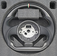 Volant en cuir et fibre de carbone en forme de D à 3 branches pour Gallardo 2003-2013 – Pièce de rechange pour amélioration de supercar