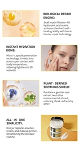 Crema Facial OEM con Mucina de Caracol Natural, Ácido Hialurónico y <span class=keywords><strong>Aloe</strong></span> <span class=keywords><strong>Vera</strong></span>, Blanqueadora, Iluminadora, Antienvejecimiento, <span class=keywords><strong>Antiarrugas</strong></span>, Reafirmante e Hidratante - Product Image 5