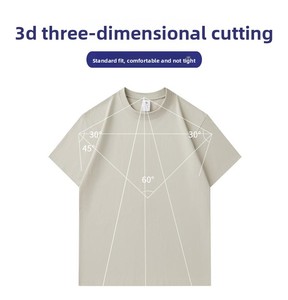 高品質100%綿Tシャツ ロゴプリント 260gsm メンズTシャツ カスタム高品質プリント ヘビーウェイト メンズTシャツ - Product Image 2