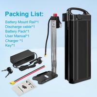 Batterie au lithium de remplacement Fiido T2/T1/L3 48V 20Ah/25Ah/30Ah avec décharge 5C pour vélo électrique à pneus larges à tube de selle H7/H9/H6/H6 ST