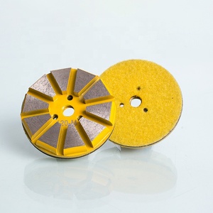 Dischi Abrasivi Diamantati a 10 Segmenti da 3 Pollici con Legante Metallico, Confezione da 6 # -400 #   Grana per Levigatura di Calcestruzzo e Pietra - Product Image 3