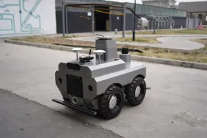 Chasis Robótico con Ruedas a Prueba de Explosiones para la Industria Petroquímica y del Gas, Tracción en las 4 Ruedas, Batería de Iones de Litio de 48V70Ah - Product Image 3