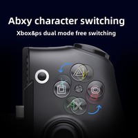 Control de Juego Inalámbrico EasySMX M20 Tipo-C con Doble Vibración, Gatillos Hall y Función Macro para PC, Compatible con Múltiples Plataformas