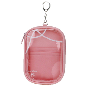 Mini Bolsa <span class=keywords><strong>de</strong></span> <span class=keywords><strong>Maquillaje</strong></span> Transparente <span class=keywords><strong>de</strong></span> PVC con Cierre, Estuche Protector para Muñecas <span class=keywords><strong>de</strong></span> Peluche, Decoración para Bolsos, Bolsa <span class=keywords><strong>de</strong></span> PVC a Prueba <span class=keywords><strong>de</strong></span> Polvo con Anillo para Llaves - Product Image 1