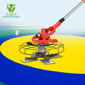 rubber paver machine /heating disc for EPDM rubber granules