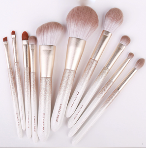 Set Completo de Brochas de Maquillaje, Diseño Moderno, Pelo Sintético <span class=keywords><strong>Super</strong></span> Suave, 10 Piezas, para Rostro, Corrector y Delineador de Ojos - Product Image 6