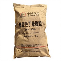 Poudre de caoutchouc styrène-butadiène économique à forte performance, copolymère de butylbenzène, excellent matériau de friction SBS, vente chaude
