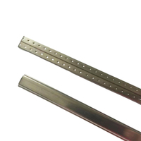 Barre d'isolation pour vitrage 20A, économie d'énergie, pour portes et fenêtres UPVC, barre d'isolation à bords chauds, accessoires en aluminium argent/noir