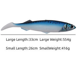 Señuelo de Pesca Artificial de PVC para Macarela, 26cm 416g, para Pesca en Barco en Alta Mar y Pesca de Peces Grandes - Product Image 2