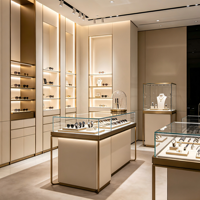 Étagères de présentation pour montres et présentoirs optiques