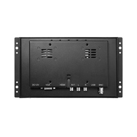 Monitor de marco abierto industrial LCD de pantalla ancha de 8 pulgadas 1280*720 con interfaz AV VGA BNC de 1/2"
