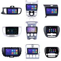 Marco para Radio de Coche Kia, Universal, para Radio Android, Accesorios para Coche, Reproductor MP3 para Salpicadero, Marco para Reproductor Android
