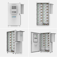 Système de stockage d'énergie de batterie extérieur intégré ESS avec onduleur Deye 50KW 100KW, batterie LiFePO4 100kWh 200kWh BESS
