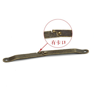 Bisagra para Muebles de Hierro Bronce Antiguo, Pequeña, Mediana, Grande, Conector para Caja de Madera, Montaje en Superficie, Duradera, Diseño Tradicional - Product Image 3