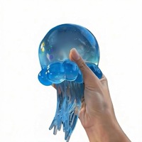Jouet anti-stress géant en forme de méduse, pieuvre ou tentacule, en caoutchouc moelleux, type bonbon malté