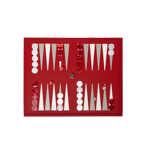 Set da Viaggio Personalizzato in Pelle Classica per Backgammon <span class=keywords><strong>con</strong></span> <span class=keywords><strong>Dama</strong></span>, Domino e Carte da Poker - Product Image 5