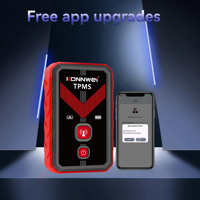 Kit de Sistema de Monitoreo de Presión de Neumáticos TK100 KONNWEI, Sensores de 315/433MHz con Programación por Smartphone a través de la Aplicación TPMS LINK