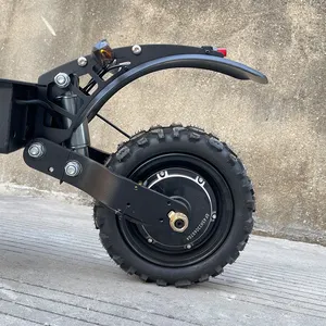 Goede Kwaliteit 5600W Dikke Band 60V Dual Motor 100 Km/h Hoge Snelheid Opvouwbare Volwassen Off-Road Elektrische Scooter