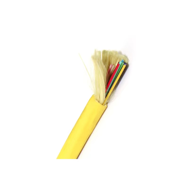 FTTH Indoor Fiber Optic Cable For Network 1 4 Core LSZH Sheath GJPFJH Communication Cable