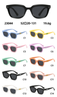 Polarisé garçons et filles Uv400 cadre forme personnalisée rose enfants carré bébé enfants lunettes de soleil lunettes