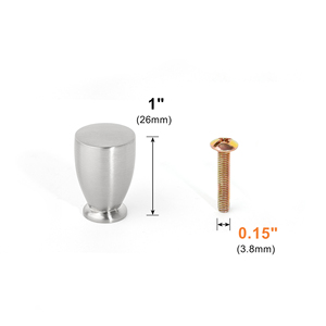 Modern Minimalist Cabinet <strong>Door</strong> Pull Zinc Alloy Handles Silver <strong>Knobs</strong> Furniture Hardware for Drawer Wardrobe Dresser Cupboard - Product Image 3
