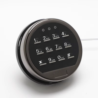 Serrures de sécurité pour les coffres-forts bancaires coffre-fort pour armes à feu Serrures électroniques Code Gun Safe Clavier numérique Combinaison mécanique Serrure de sécurité
