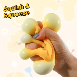 Cheese <b>Squishy</b> TPE Squeeze Toy Stress Relief Fidget For Kids Birthday Gift - Product Image 4